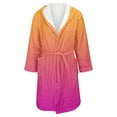 thumbnail image 4 of Jindong Robes en Peluche pour Femmes Robe en Polaire Longue Chaude Peignoir de Bain Veste de Détente Imprimée Robe de Confort Robes pour Femmes, 4 of 4