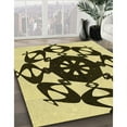 thumbnail image 2 of Ahgly Company Indoor Round Patterned Bakers Brown Area Rugs, 6' Round, 2 of 6