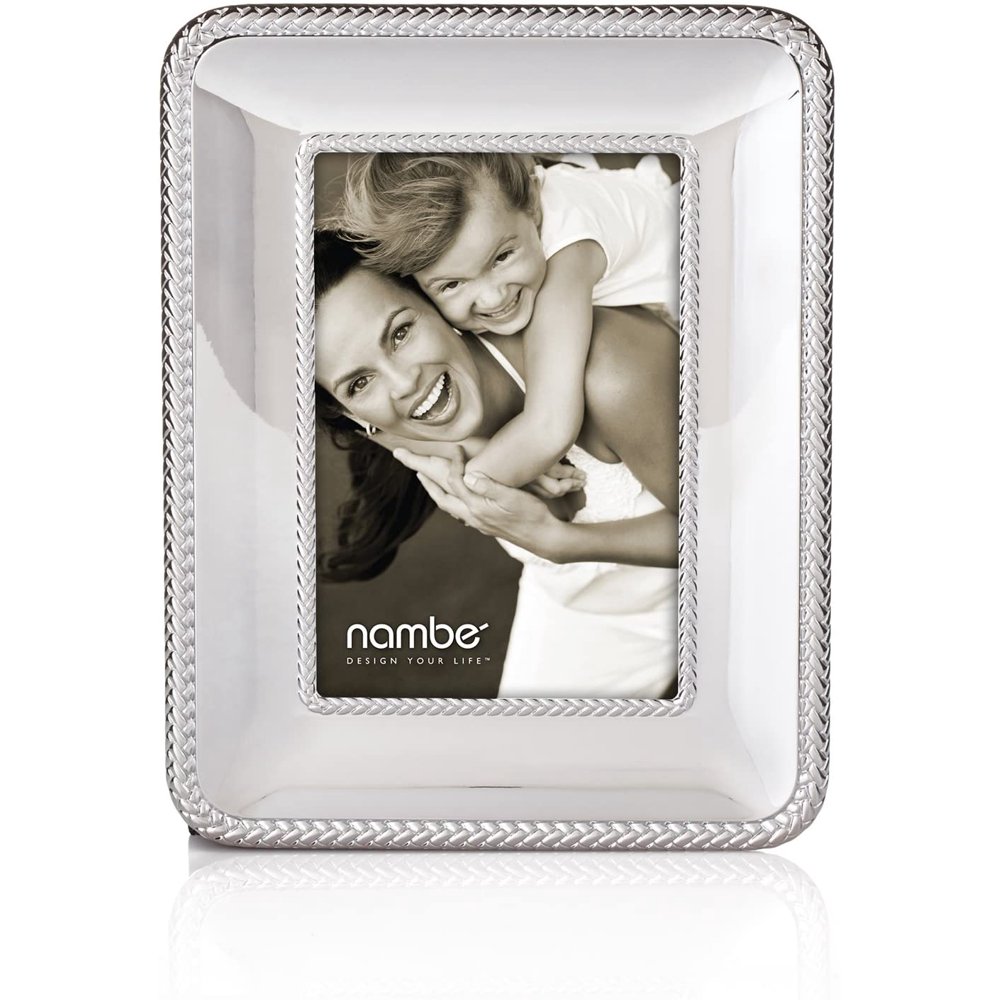 Nambe Braid Picture Frame 4" x 6" Silver