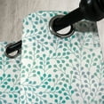 thumbnail image 4 of Ambesonne Romantic Grommet Curtain, Old Fashion Minimalist, 50" x 54", Teal Slate Blue, 4 of 6