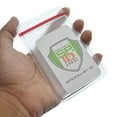 thumbnail image 2 of 5 Pack - Heavy Duty Vertical Vinyl Badge Holders with Resealable Zip Top Closure - Water Resistant with Red Seal Pouch for Multiple Employee Work Badges, Passes & I'd Cards by Specialist ID, 2 of 3