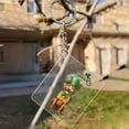 thumbnail image 3 of Happy St. Patrick’s Day Rhodesian Ridgeback with Green Hat Shamrocks Rainbow Acrylic Keychain Ridgebacks Dog Lover Gifts Collar Charm Tag Keyring - 03007, 3 of 5