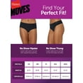 thumbnail image 7 of Hanes Moves Women’s No Show Cheeky Hipster Underwear, 3-Pack, 7 of 7