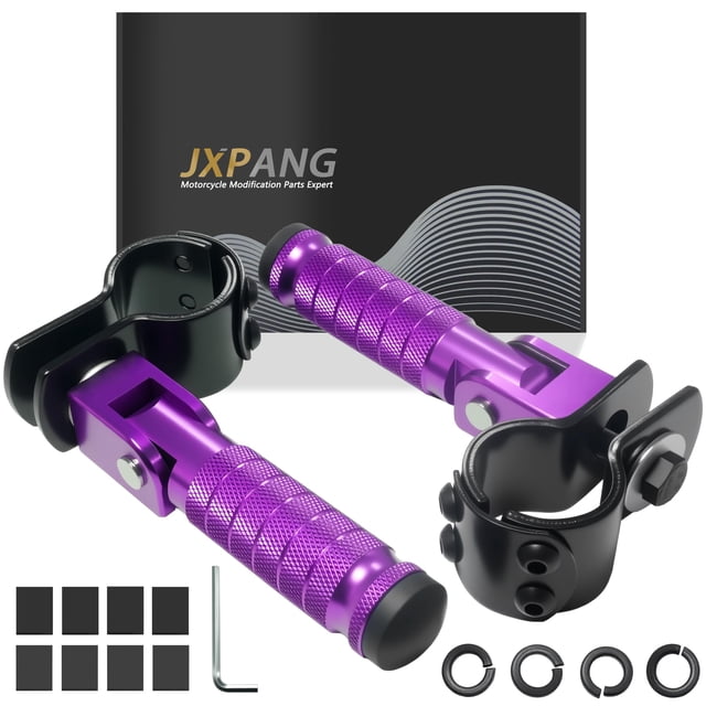 Repuestos traseros plegables de motocicleta JXPANG M8 para coche eléctrico