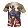 thumbnail image 2 of Gorillaz Men's Short-Sleeve T-Shirt Summer Casual Tee Top Breathable Crewneck T-Shirt Xx-Large, 2 of 7