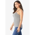 thumbnail image 3 of Roaman's Women's Plus Size Cami With Built-In Bra And Adjustable Straps, 3 of 5