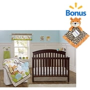Garanimals Tribal Tales 3-Piece Crib Bedding Set w/Bonus Blanket