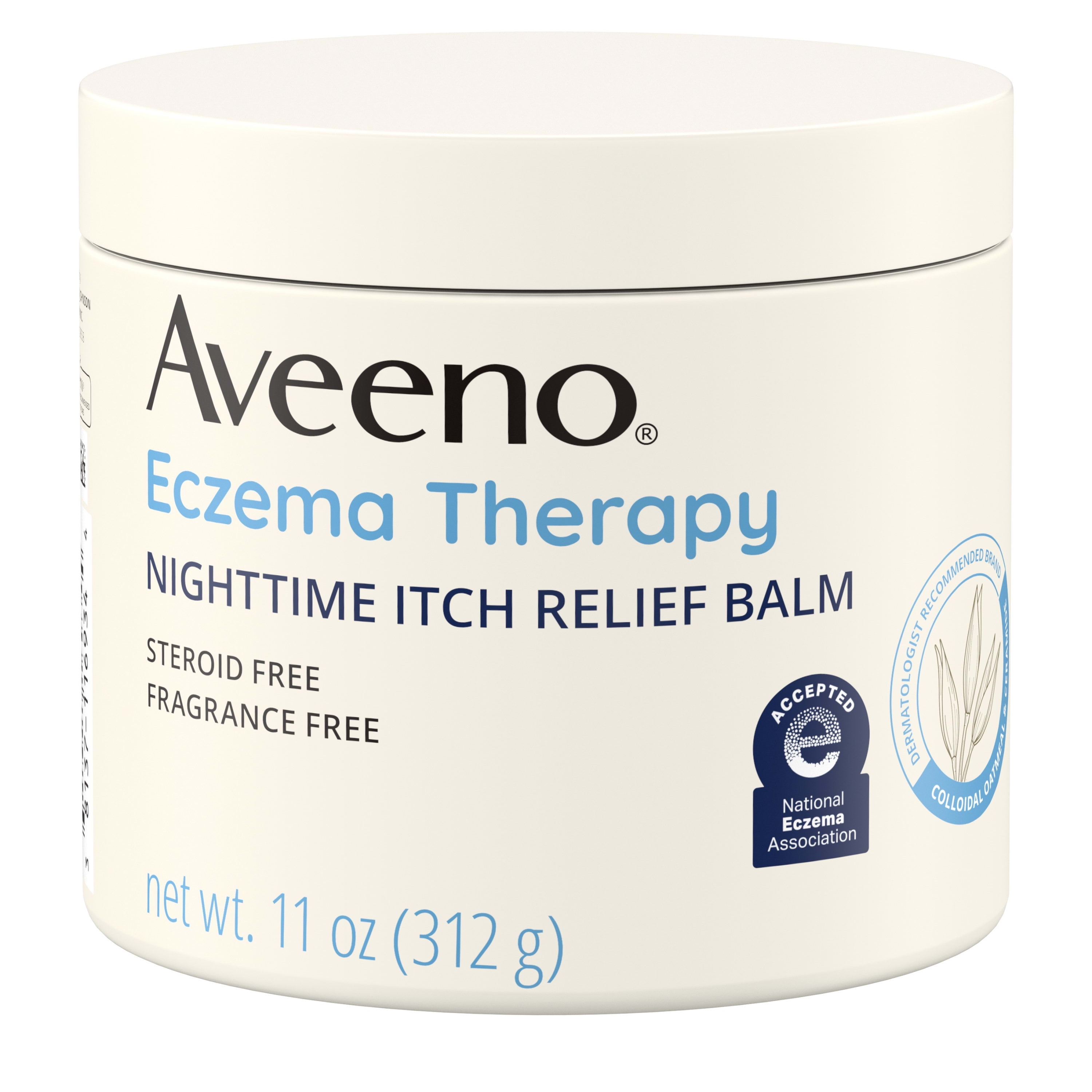 Aveeno Eczema Therapy Nighttime Itch Relief Balm, Fragrance-free 11 oz