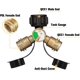 thumbnail image 3 of Propane Splitter, 2 Way Propane Tank Y Splitter Adapter With Gauge, Lp Gas Adapter Tee Grill Connect, 3 of 5