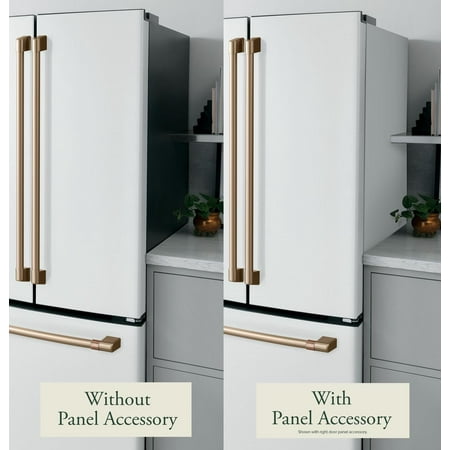 GE - Side Panel for Select Café Refrigerators - Matte white