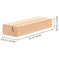 thumbnail image 2 of 6Pcs Placent des Porte-Cartes en Bois Numéro de Table Porte-Cartes Rétro Message Porte-Cartes, 2 of 6