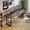 Rustic Brown, variant on 71x32 Inch Rectangular Standing Desk, Features a Sturdy 4-leg Design, Dual-Motor Lift System, and Memory Settings. Height adjustable from 28 to 46 Inches for Home Offices and Computer Work, Black