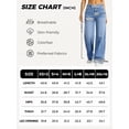 thumbnail image 3 of EMMIOL Women's Wide Leg Baggy Jeans Mid Rise Butt Lifting Stretchy Denim Pants Back Patchwork Boyfriend Jeans, 3 of 6