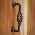 thumbnail image 6 of Black Drawer Handle Cabinet Pull Birdcage Wrought Iron 6 5/8" Rust Resistant, 6 of 6