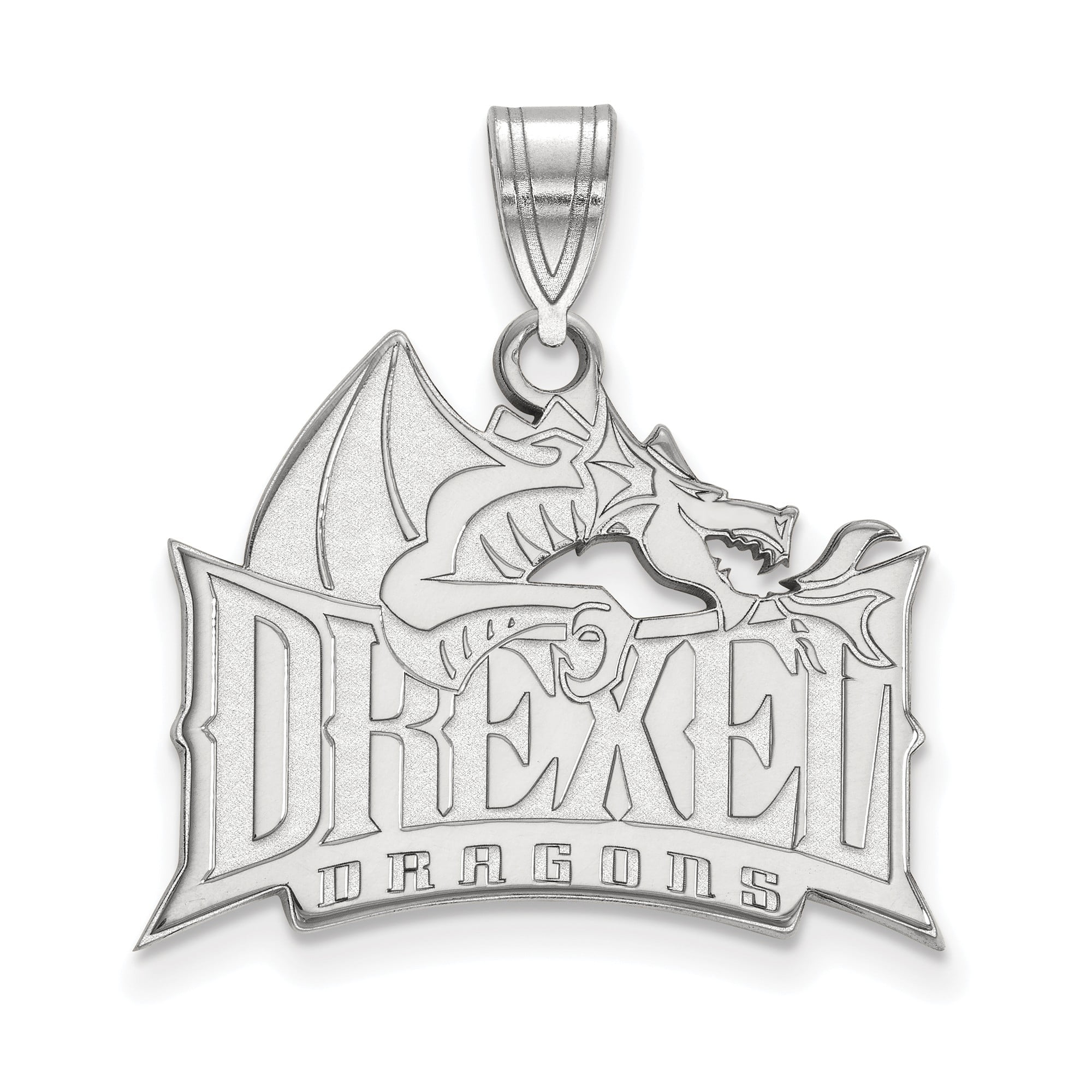 17mm x 15mm Solid 925 Sterling Silver Official Drexel University Small Pendant Charm