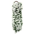 thumbnail image 2 of Gwong Decoración hogareña 2 unids flor artificial ratán faux plantas boda casa pared colgando decoración Gwong 21058209, 2 of 7