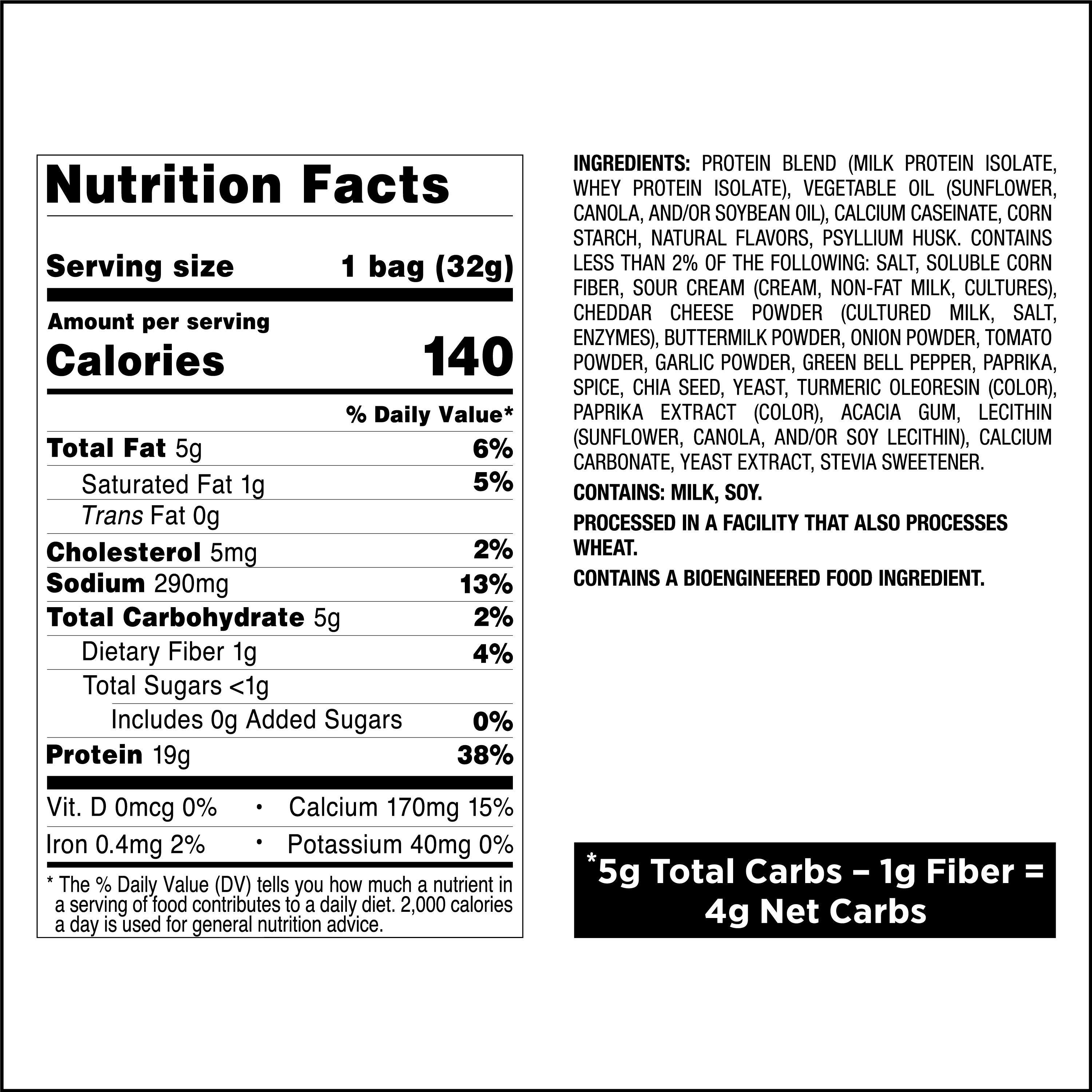 Quest Tortilla Style Protein Chips, Loaded Taco Flavor, Gluten Free, Baked, 1.1oz Bags, 12 Count