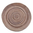 thumbnail image 1 of CAROOTU Tapis de Table à Manger Rond en Coton Résistant à la Chaleur pour la Maison Protège la Table des Brûlures, 1 of 7