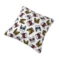 thumbnail image 2 of Rateoe Bulldog Sunglasses Face Pattern Throw Pillow Cover Premium Pillow Stuffer Sham Square for Decorative Cushion Bed Couch Sofa(Pillow insert not included), 2 of 8