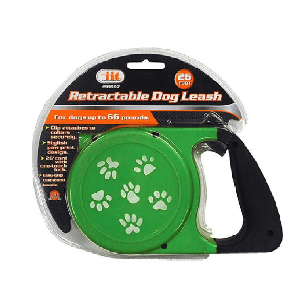 Retractable Dog Pet Leash Up To 66 Lbs 26' Feet Rope Cord Lead Heavy Duty