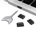 thumbnail image 3 of T-HOTLYST 10/5Pack HDMIs Port Blockers Key Lock Security with 1 Key Data Guard for PC Laptop Notebook Dust Moisture Resistant, 3 of 14