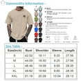 thumbnail image 2 of Men's Round Neck Short Sleeve Loose Summer Tops Fashion T-Shirt With Graphic Creative Letters Retro Print Street Sports Casual Tops S, 2 of 4