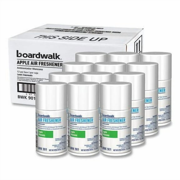BOARDWALK Metered Air Freshener Refill Apple Harvest 5.3 oz Aerosol 12/Carton 901