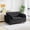 Black, variant on MIKIBAMA 55" Corduroy 3 In 1 Convertible Sofa Bed with Side Pockets & Adjustable Backrest, Dark Gray