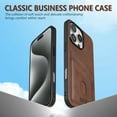 thumbnail image 2 of Feishell Card Holder Case for iPhone 15 Pro Max, Men's Premium PU Leather Wallet Case with Credit Card Slot Holder Ultra Slim Shockproof Protection Phone Case for iPhone 15 Pro Max,Black, 2 of 8