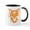 White/Black Inside, variant on CafePress - The Happy Fox Mugs - 11 oz Ceramic Mug - Novelty Coffee Tea Cup