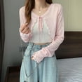 thumbnail image 6 of Women's Chiffon Open Front Long Sleeve Coat Cardigan Tops Ideal for Summer Wear, 6 of 8
