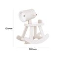 thumbnail image 3 of Lámpara de escritorio con vaso de caballo mecedora con luz de noche LED para dormitorio (Beige 1pc) Ehuebsd Para estrenar, 3 of 8
