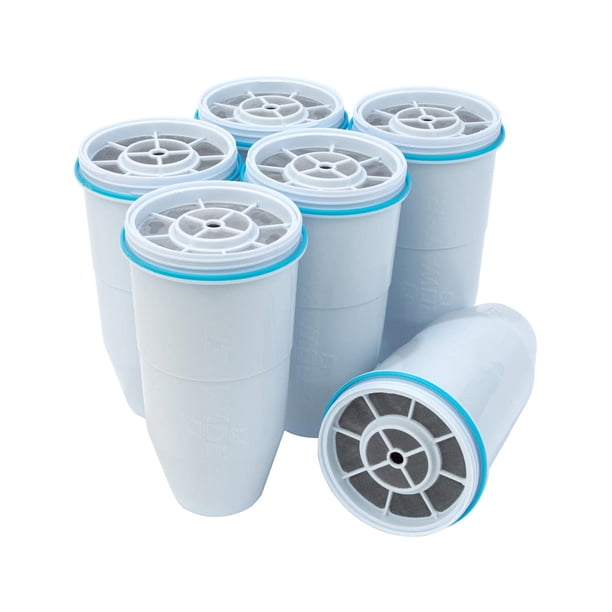 Cartucho de repuesto para filtro de agua ZeroWater ZR-001 (paquete de 6), paquete único (1 paquete)
