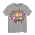 thumbnail image 1 of HABDGIKS T-Shirts pour Fille Garçon Imprimé Décontracté Col Rond Doux Ample Mignon Manches Courtes, 1 of 4