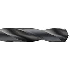 

25/64 x 5-1/8 Jobber HSS Drill Bits 135 Degree Split Point - HEAVY DUTY - BLACK OXIDE 6 Ea.