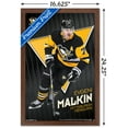thumbnail image 3 of NHL Pittsburgh Penguins - Evgeni Malkin 19 Wall Poster, 14.725" x 22.375" Framed, 3 of 6