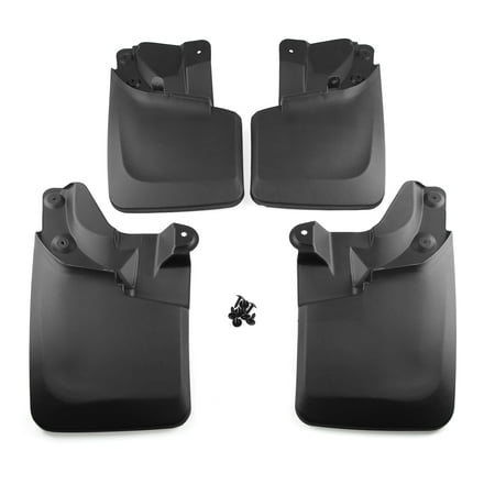 4pcs Front Rear Mud Flaps Splash Guards w/ for 16-17 Toyota (Best Mud Tires For Toyota Tacoma)