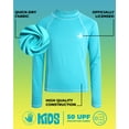 thumbnail image 2 of Body Glove Boys' Rash Guard – UPF 50+ Quick Dry Sun and Sand Protection Long Sleeve Swim Shirt (2T-14), 2 of 7