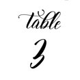 thumbnail image 4 of Darling Souvenir Calligraphie 1-50 Numéros de Table Décoration de Réception de Mariage Cartes de Table (4x6 Pouces), 4 of 4