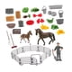 thumbnail image 5 of Set de juego de caballo y jinete, set de caballos de juguete, animales de granja, juguetes de establo para niños de 3 años en adelante. 10208, 5 of 9