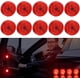 thumbnail image 1 of 10 piezas (rojas) luces de advertencia LED universales inalámbricas para puertas de automóviles, luces universales, luces estroboscópicas anticolisión de seguridad trasera, 1 of 5