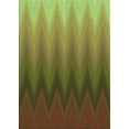 thumbnail image 1 of Ahgly Company Indoor Rectangle Patterned Reddish Brown Novelty Area Rugs, 8' x 10', 1 of 6