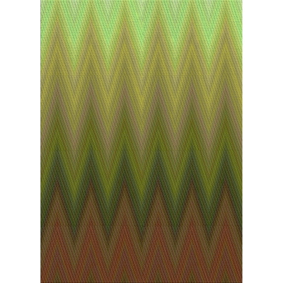 Ahgly Company Indoor Rectangle Patterned Reddish Brown Novelty Area Rugs, 2' x 3'