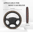 thumbnail image 5 of Balery Colorful Pineapples1 print Steering Wheel Covers Elastic Skidproof Steering Wheel Protective Cover Case for Men Women Universal 15 Inches Cars Accessories, 5 of 8