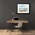 thumbnail image 4 of William Mctaggart 24x18 Black Modern Framed Museum Art Print Titled - Tarbert, Well May the Boatie Row (1877), 4 of 5