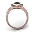 thumbnail image 4 of 2.00 carat Black Diamond Halo Bridal Set in 10k Rose Gold, 4 of 4
