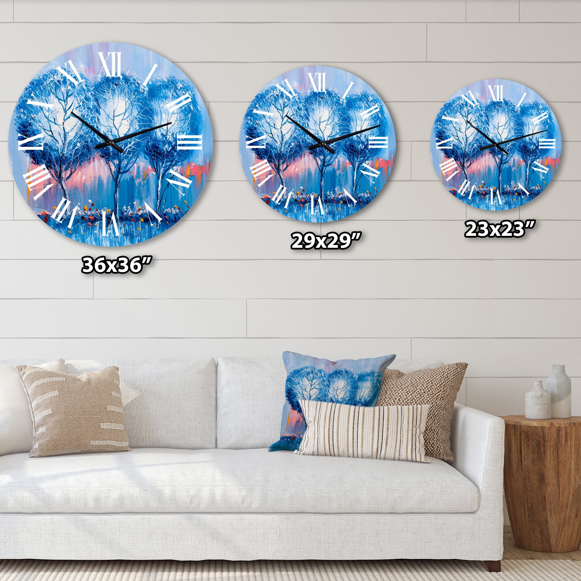 Designart 1 in Quartz Modern/Contemporary Wall Clock