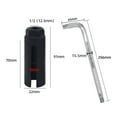 thumbnail image 1 of qifei 22mm Narrow Mouth Oxygen Sensor Sleeve Cxygen Sensing Drive Socket Wrench Tool, 1 of 7