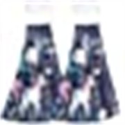 Unicorn Spring Kitchen Towel Set Floral Flowers Rainbow Hand Towel with Loop Fingertips Towel 12"x17"