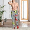 thumbnail image 6 of Lsque Cute Dinosaur Print Men's Pajama Pants, Lounge Pant - Comfortable Home Wear,Elastic Waistband, Stylish Design-Medium, 6 of 9